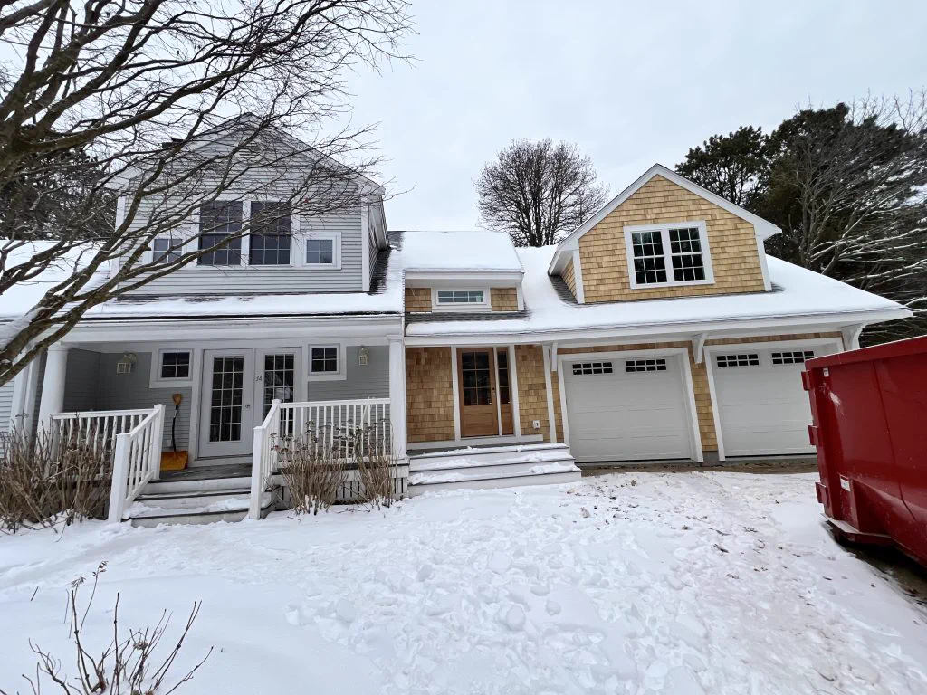 Completed home addition in Osterville